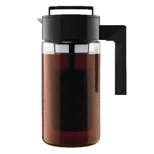 Takeya Deluxe Cold Brew Coffee Maker - BPA-Free Tritan Pitcher with