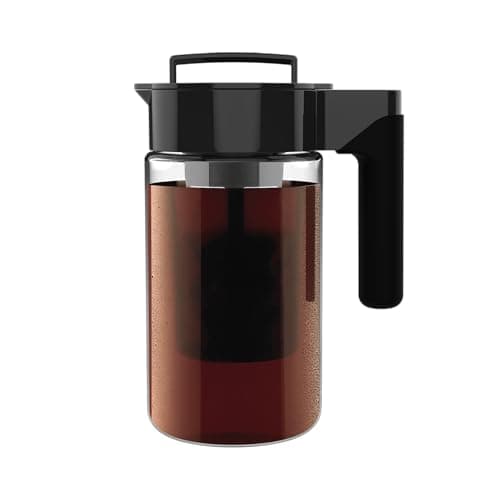 Takeya Deluxe Cold Brew Bottle-Style Pitcher, 1 qt