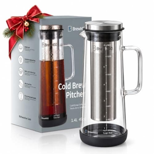 BrewMOO- Airtight Cold Brew Coffee Maker Pitcher