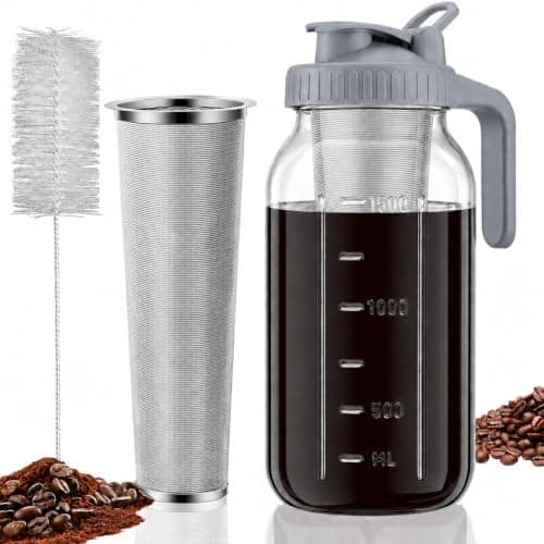 JunVpic Cold Brew Coffee Maker Jar - 64oz Wide