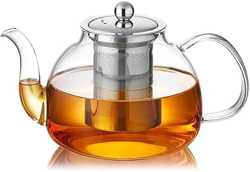 DOPUDO Glass Teapot with Infuser