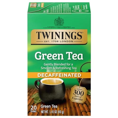 Twinings Decaffeinated Green Tea Individually Wrapped Bags