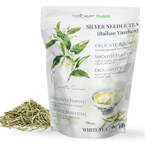 Premium Silver Needle Tea - 1 lb of Premium White Tea Loose Leaf