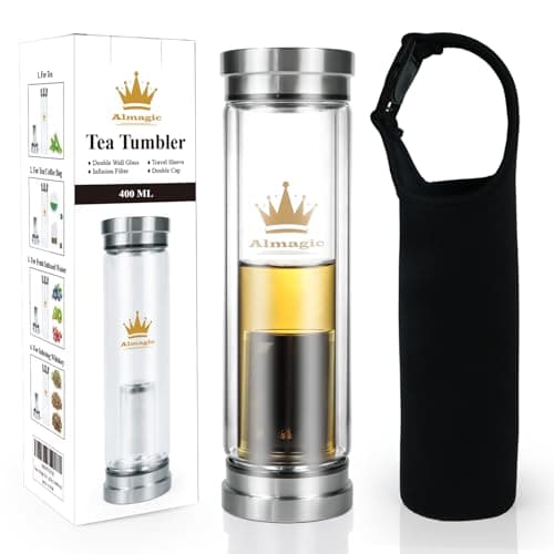 Almagic Tea Infuser Bottle for Loose Leaf Teas