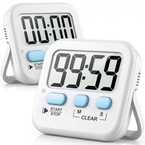 Antonki 2 Pack Digital Timer for Kids Classroom Kitchen Timers