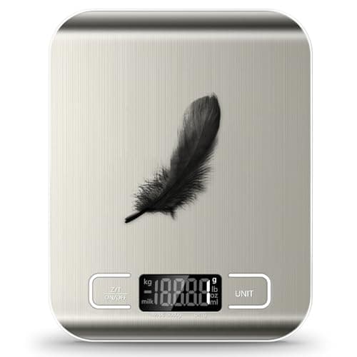 Food Scale, 11lb Kitchen Scale with 6 Units Tare Function & LCD Display