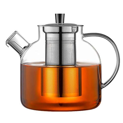 1500ml(50oz) Glass Teapot with Removable Infuser, Ehugos