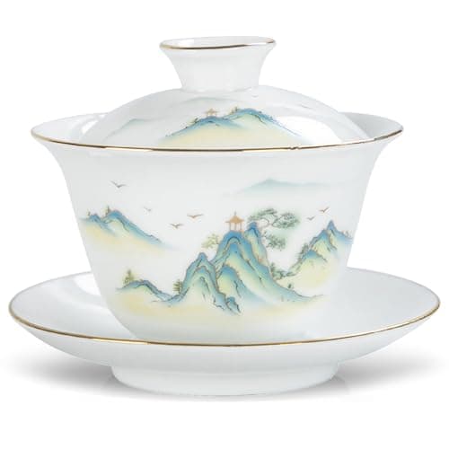Fashion & Lifestyle Jingdezhen Chinese Traditional Teaware Gaiwan