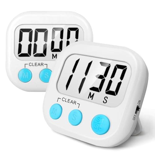 AOUCE Digital Kitchen Timers for Cooking