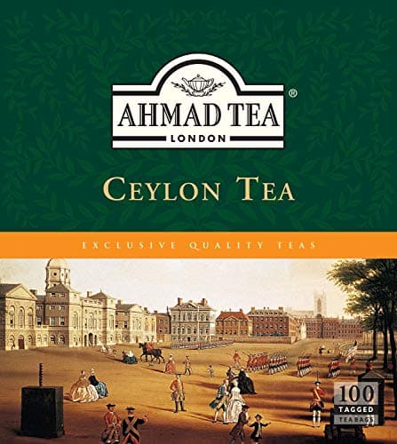Ahmad Tea Ceylon tagged teabags, no envelopes