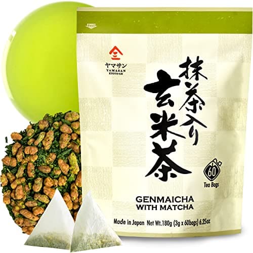 YAMASAN KYOTO UJI Japanese Genmaicha Green Tea with Matcha