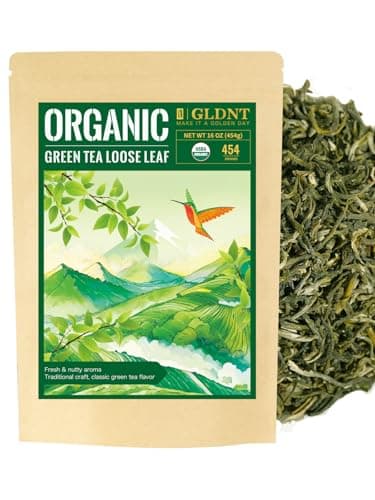 GLDNT Organic Green Tea Loose Leaf