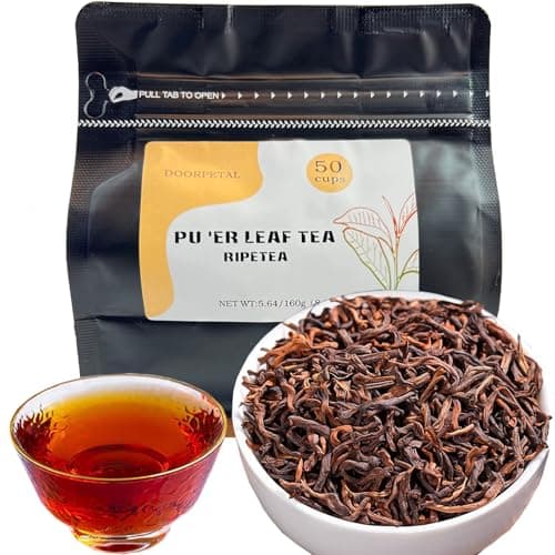Premium Pu-erh Tea-pu erh leaf,5.64oz/160g-pu-er ripe tea-陈年普洱/金芽熟茶