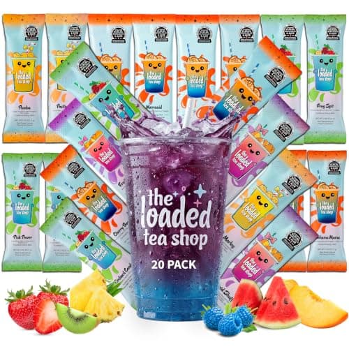 The Loaded Tea Shop Energy Drink Mix Sticks