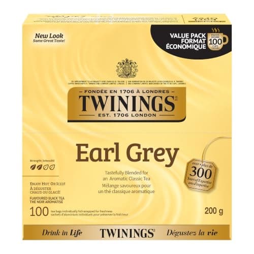 Twinings Earl Grey Black Tea Individually Wrapped Bags