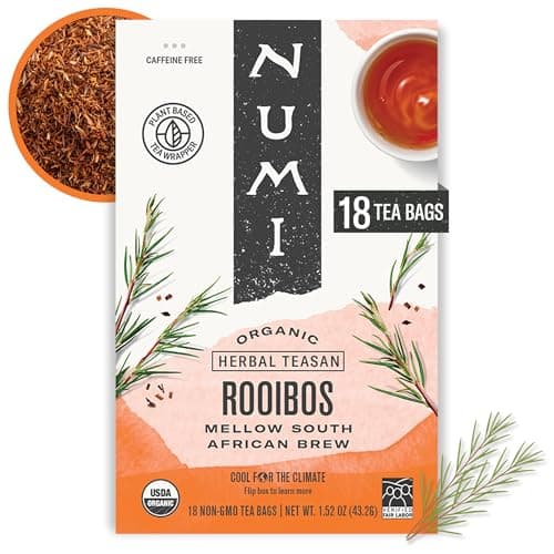 Numi Organic Rooibos Tea, 18 Herbal Tea Bags